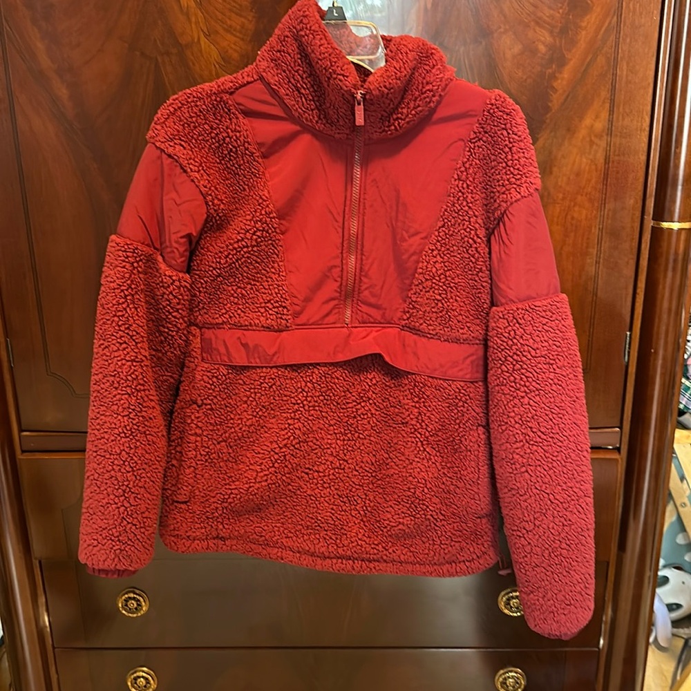 Pink half zip jacket/sweatshirt xs